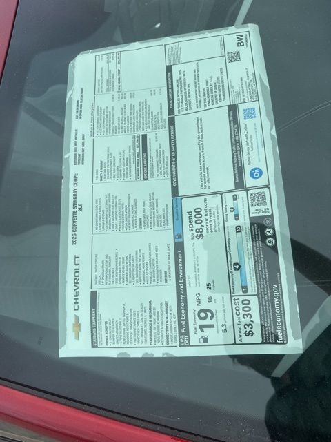 New 2026 Chevrolet Corvette Stingray Preferred Cpe w/ 2LT image 31