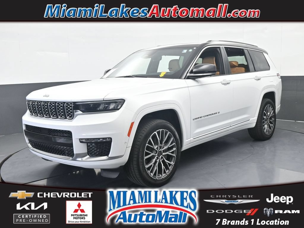 Used 2024 Jeep Grand Wagoneer L Series III w/ Quick Order Packagew 28T AWD/4WD 360° Tour