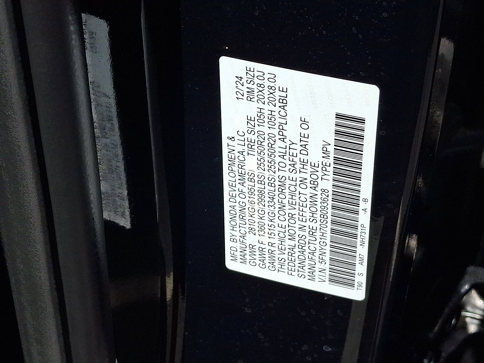 Certified 2025 Honda Pilot Touring image 27