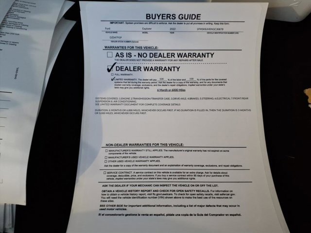 Used 2022 Ford Explorer Timberline w/ Timberline Technology Package image 37