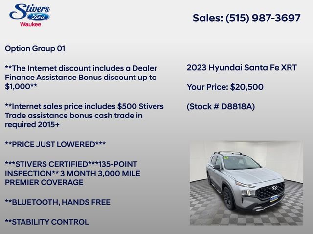 Used 2023 Hyundai Santa Fe XRT image 6