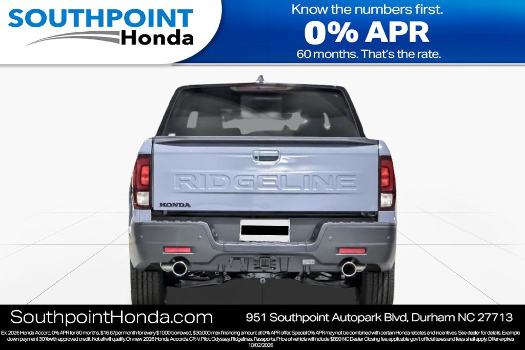 New 2026 Honda Ridgeline Black Edition image 5