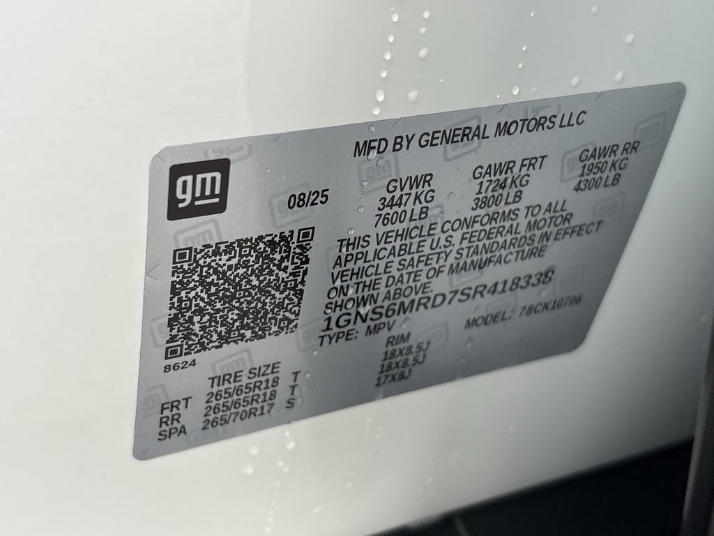 New 2025 Chevrolet Tahoe LS w/ Max Trailering Package image 34