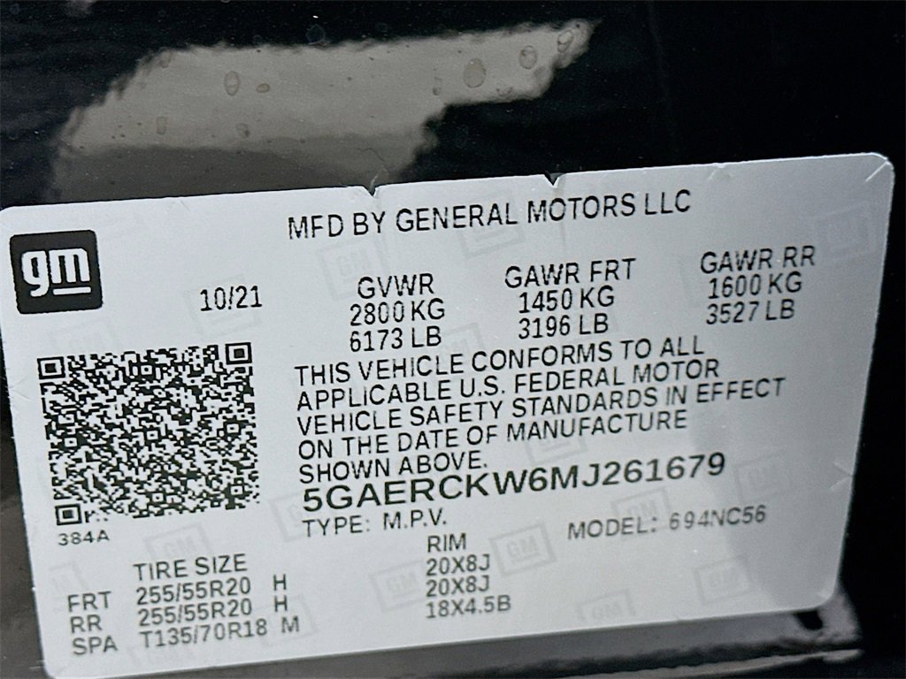 Used 2021 Buick Enclave Premium w/ Sun and Sites Package image 35