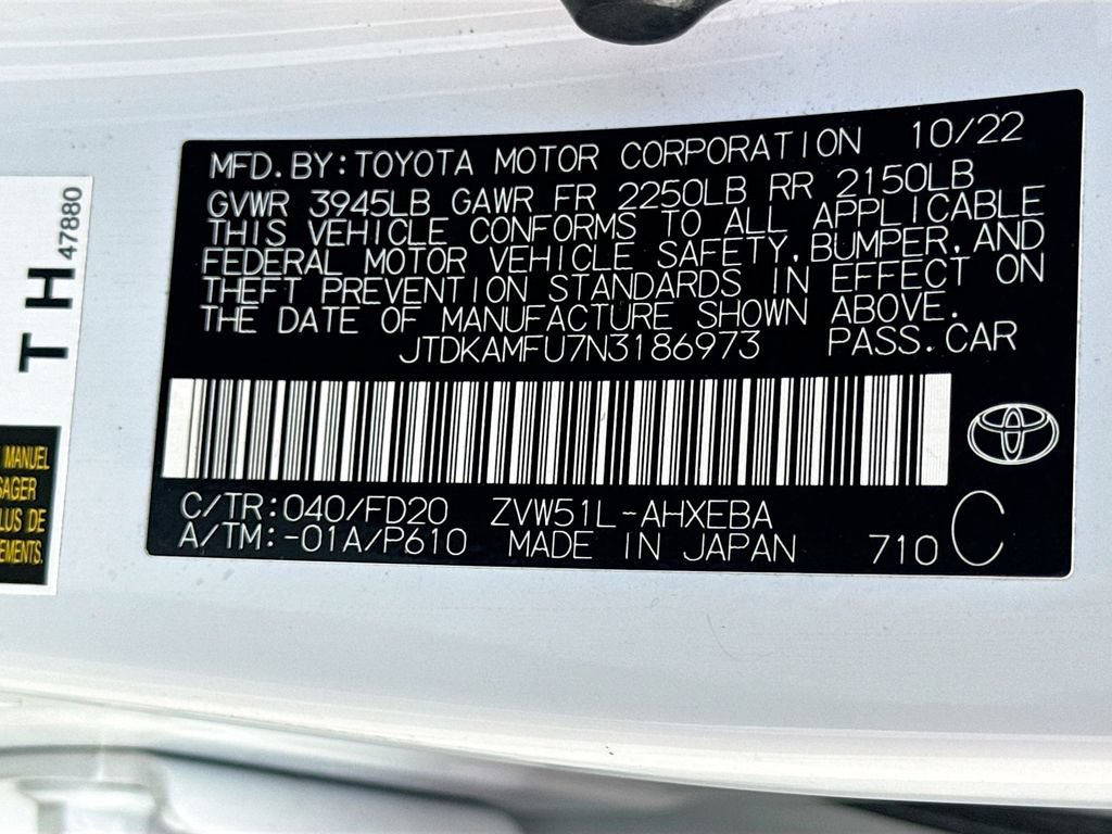 Used 2022 Toyota Prius LE FWD image 39