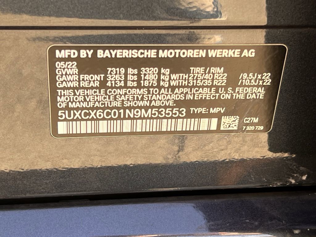 Used 2022 BMW X7 M50i w/ Cold Weather Package image 34