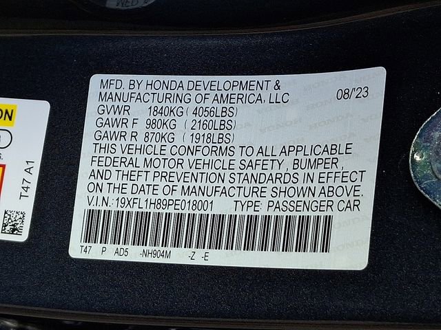 Certified 2023 Honda Civic Sport Touring image 28