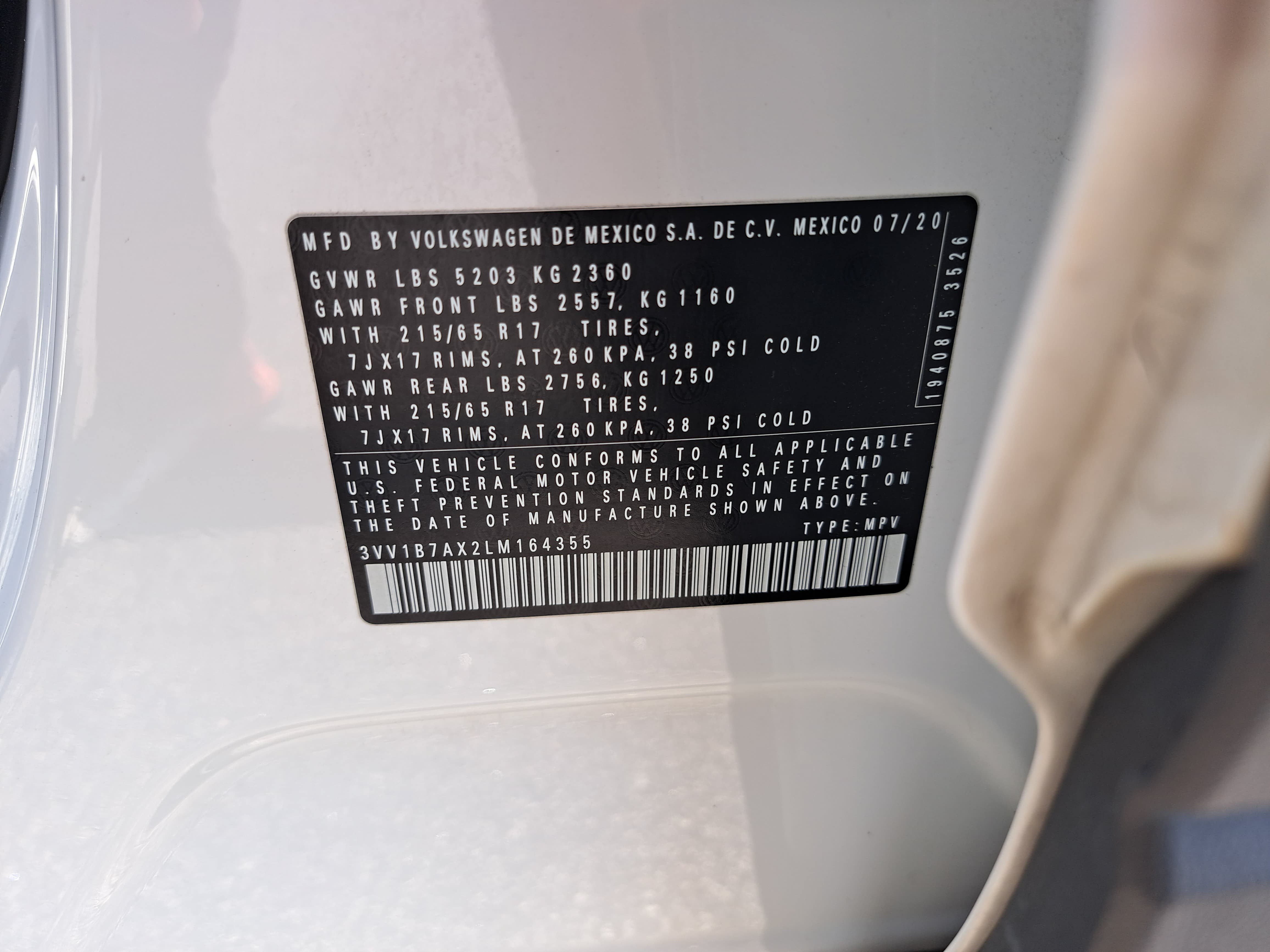 Used 2020 Volkswagen Tiguan S FWD image 35