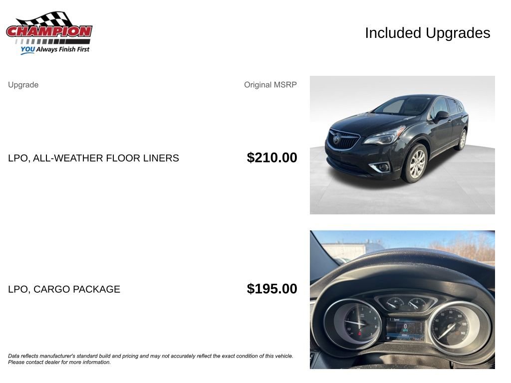 Used 2019 Buick Envision Preferred w/ LPO, Cargo Package image 7