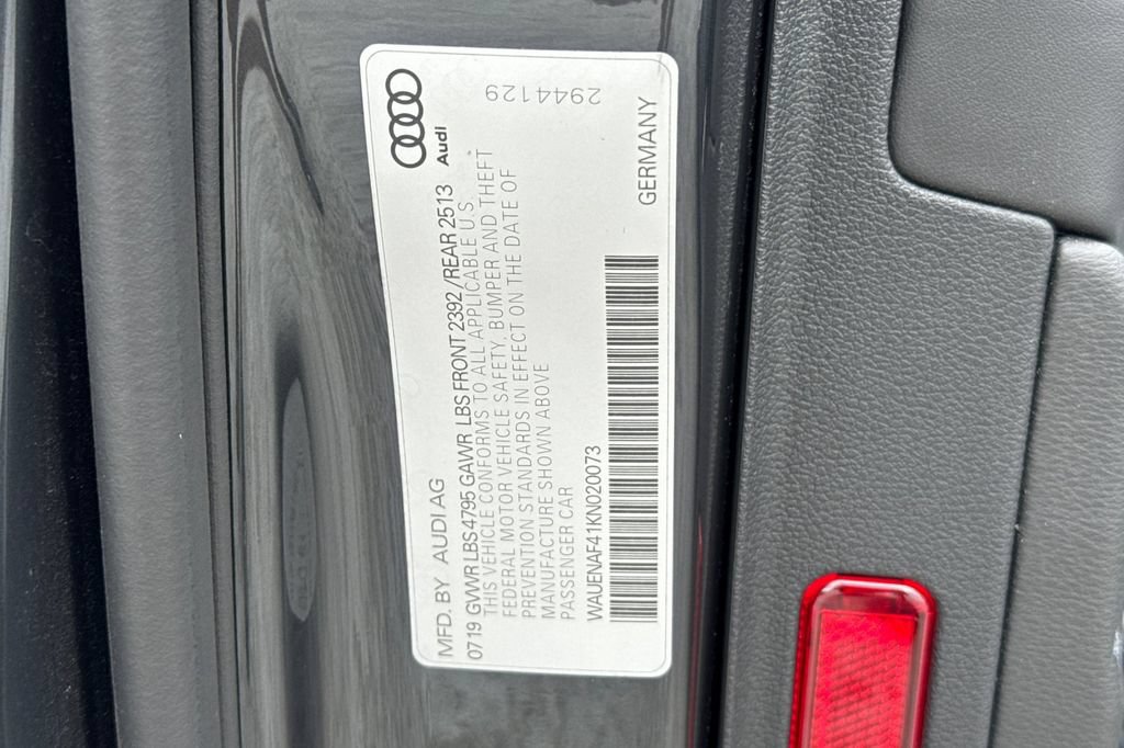 Used 2019 Audi A4 2.0T Premium Plus w/ Premium Plus Package AWD/4WD image 28