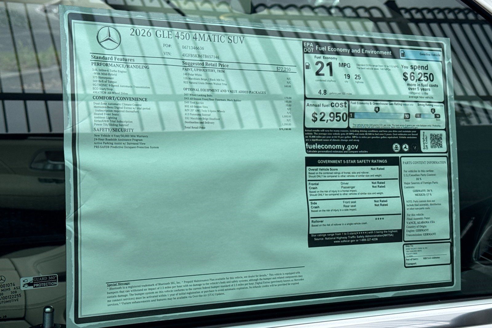 New 2026 Mercedes-Benz GLE 450 4MATIC image 30