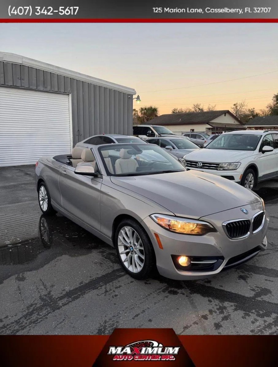 Used 2016 BMW 228i Convertible RWD image 2