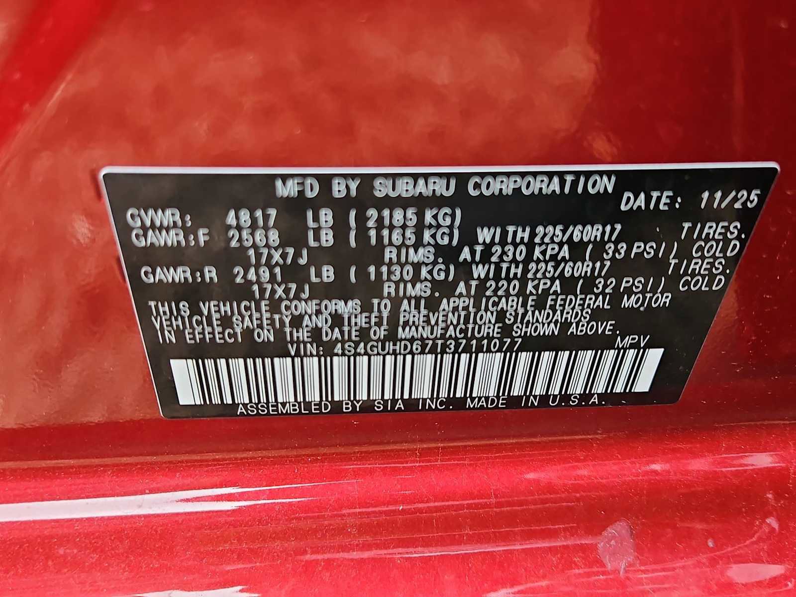 New 2026 Subaru Crosstrek 2.0i Premium AWD/4WD image 33