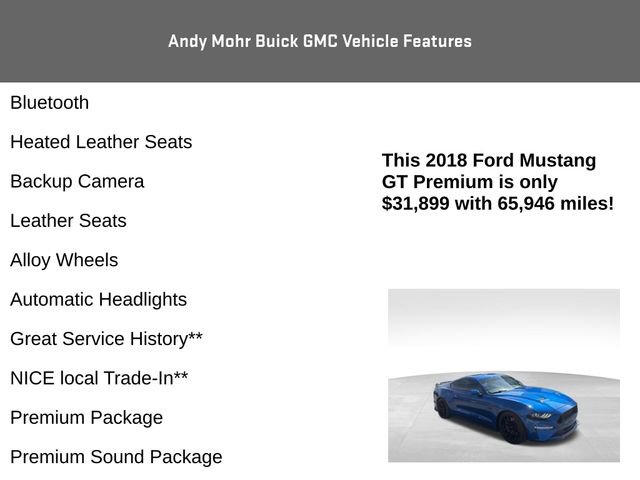 Used 2018 Ford Mustang GT Premium w/ Equipment Group 401A RWD image 4