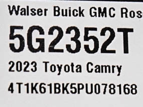 Used 2023 Toyota Camry XSE w/ Protection Package (Q2) (TMS) AWD/4WD image 29