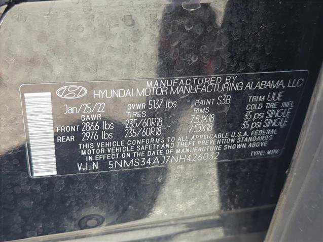 Used 2022 Hyundai Santa Fe SEL w/ Convenience + Premium Package image 21