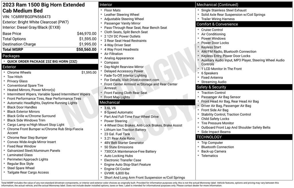 Certified 2023 RAM 1500 Big Horn image 10