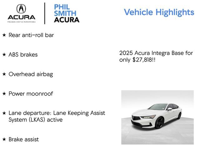 Certified 2025 Acura Integra Base image 9