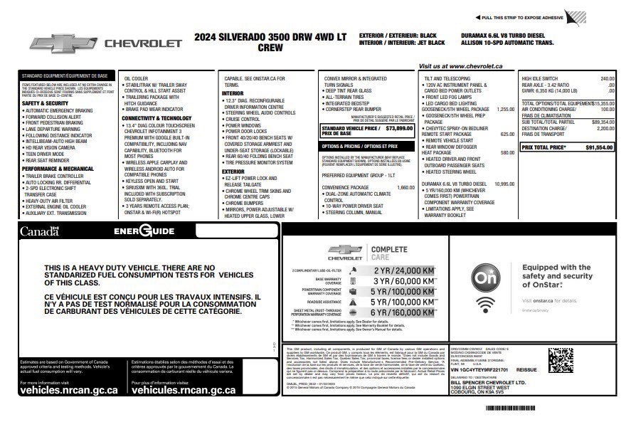 Certified 2024 Chevrolet Silverado 3500 LT w/ Convenience Package image 32