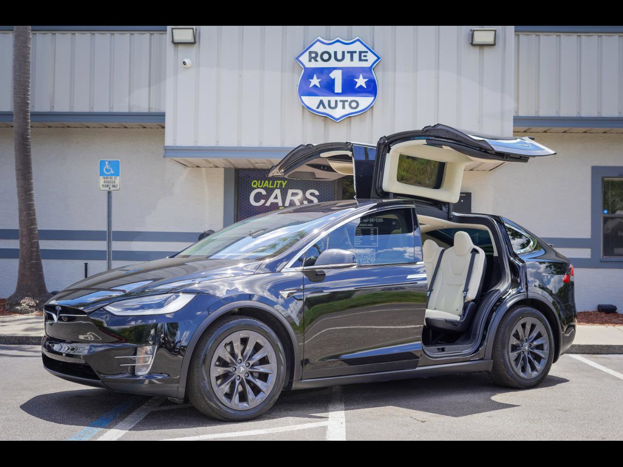 Used 2018 Tesla Model X 100D AWD/4WD image 1