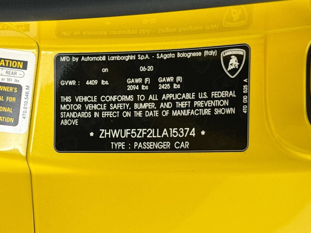 Used 2020 Lamborghini Huracan EVO RWD image 31