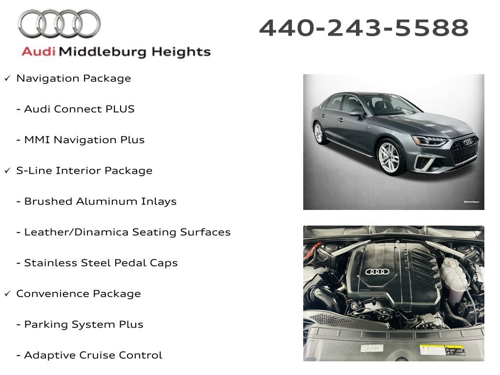 Certified 2023 Audi A4 2.0T Premium Plus w/ Premium Plus Package AWD/4WD image 7
