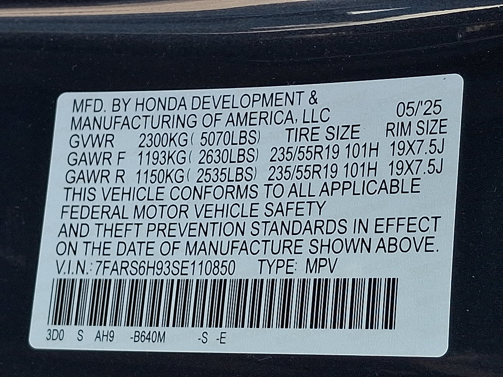 Certified 2025 Honda CR-V Sport Touring image 28