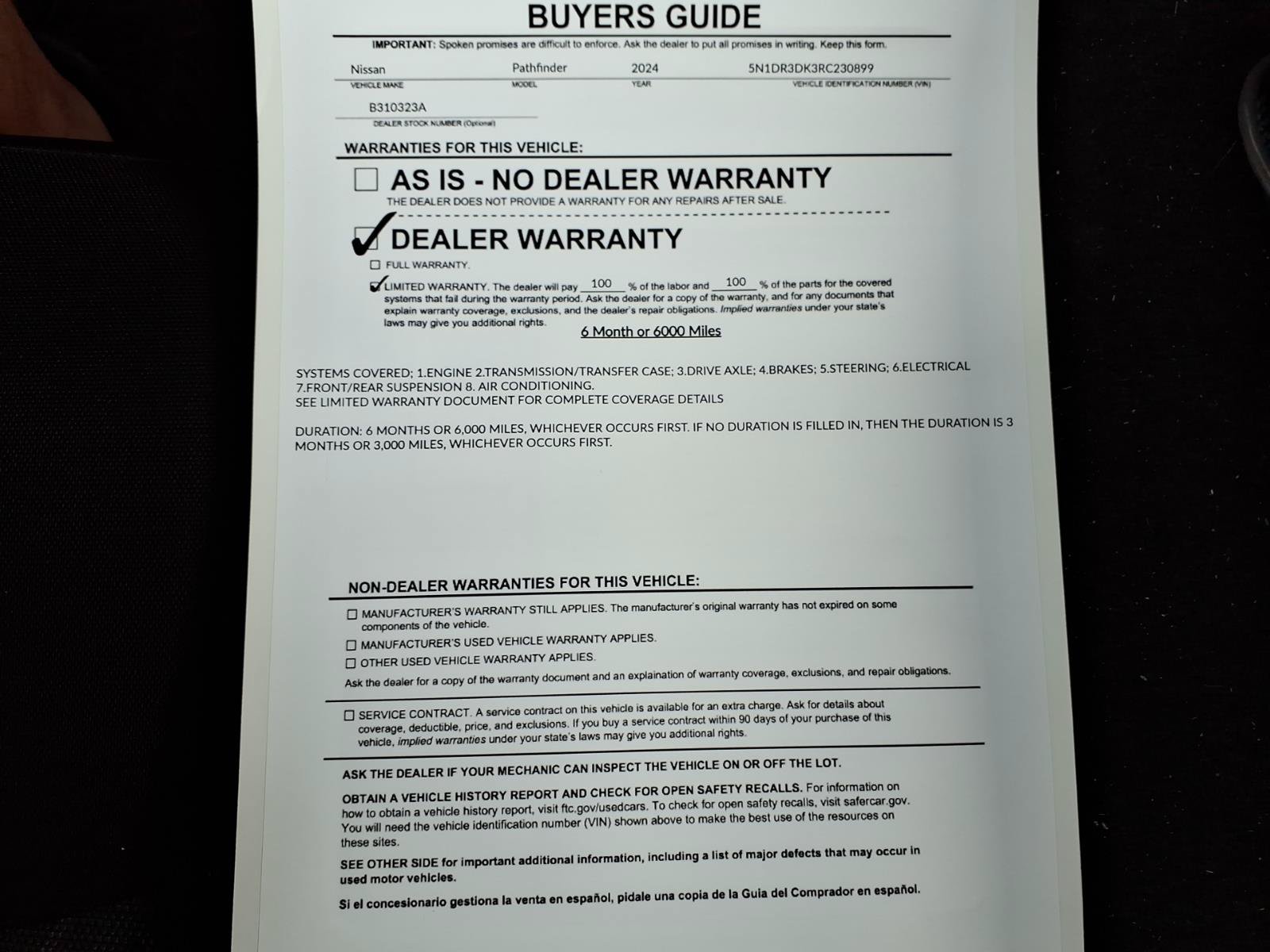 Used 2024 Nissan Pathfinder Platinum AWD/4WD image 38
