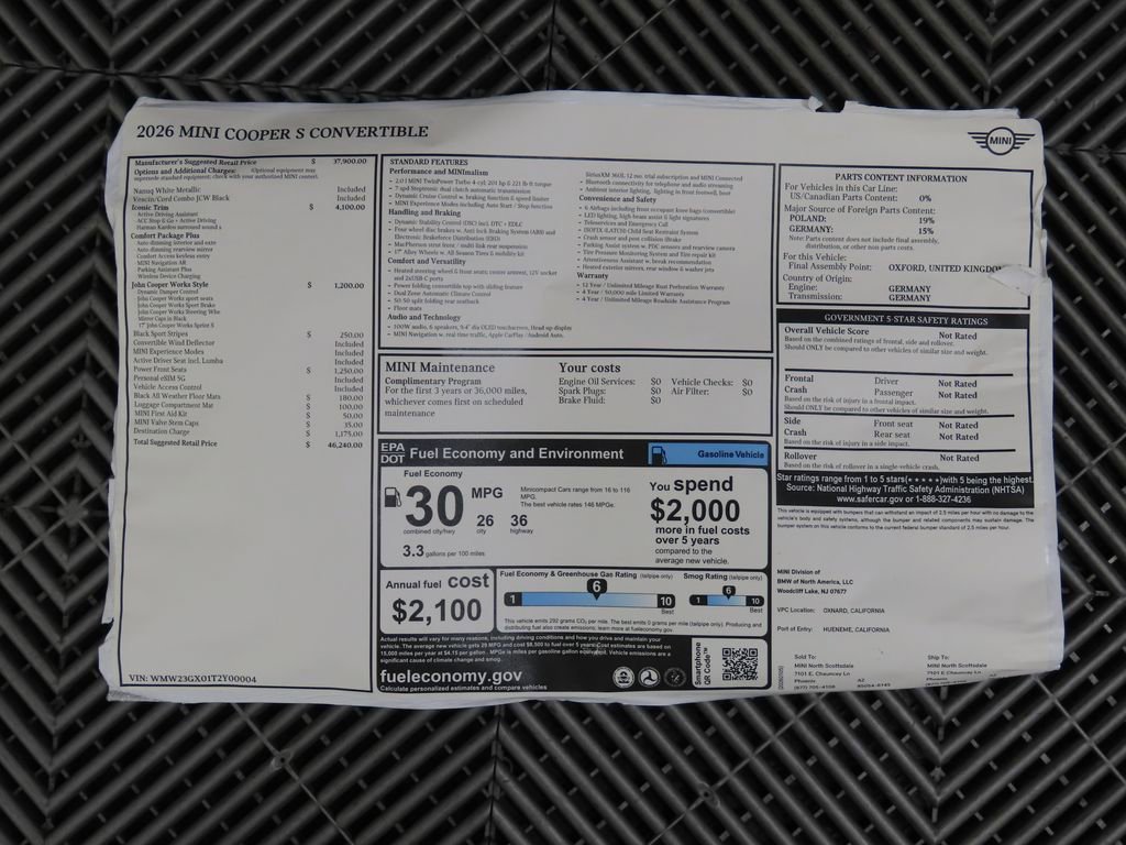 New 2026 MINI Cooper S image 17