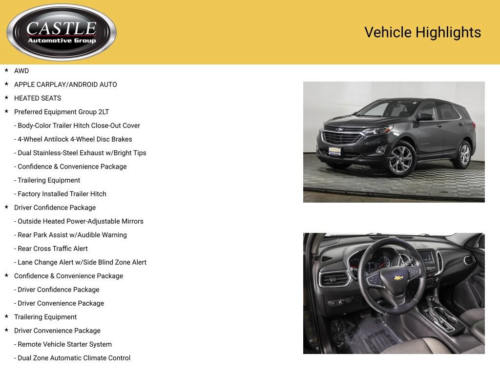 Used 2018 Chevrolet Equinox LT AWD/4WD image 3