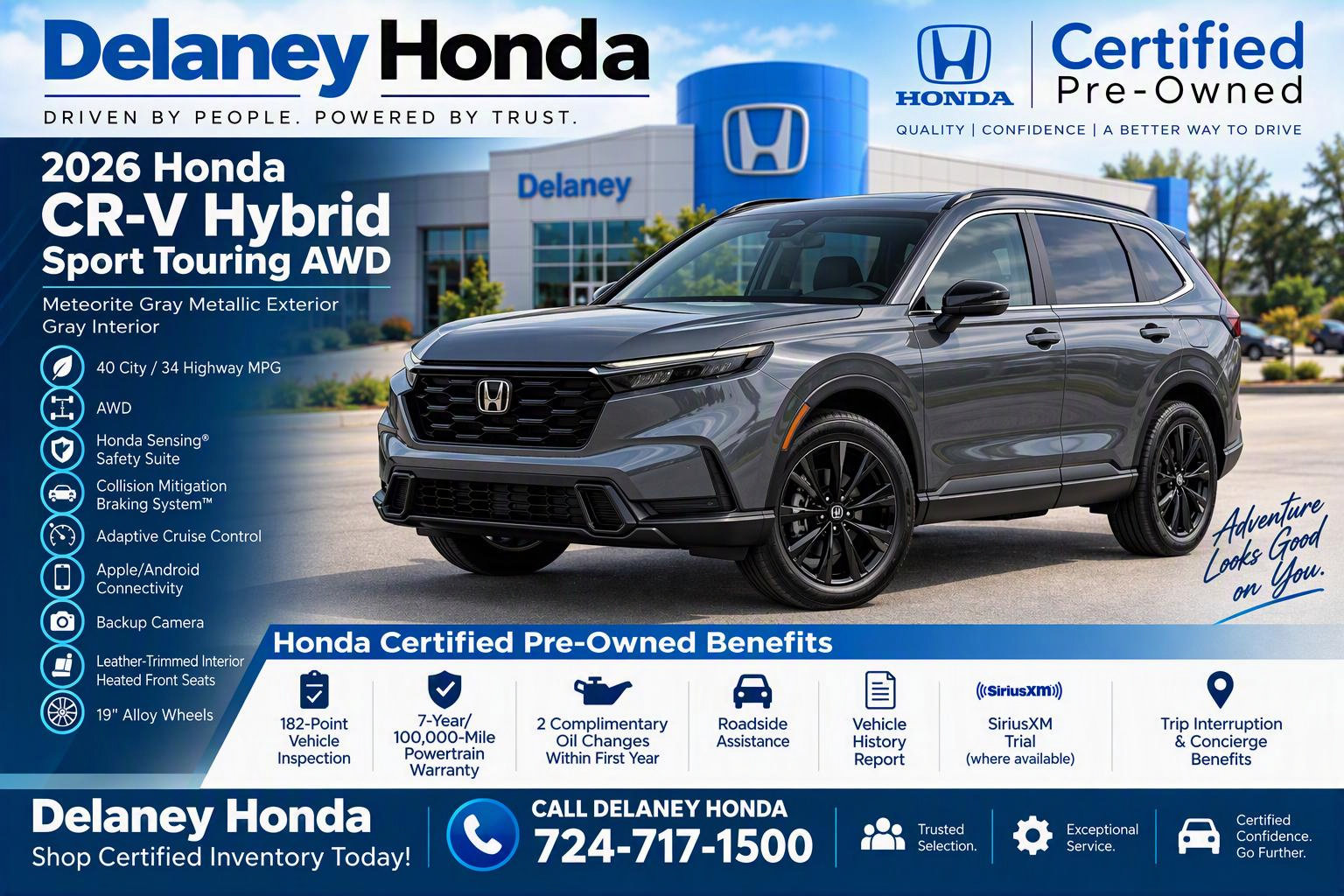 Certified 2026 Honda CR-V Sport Touring image 2