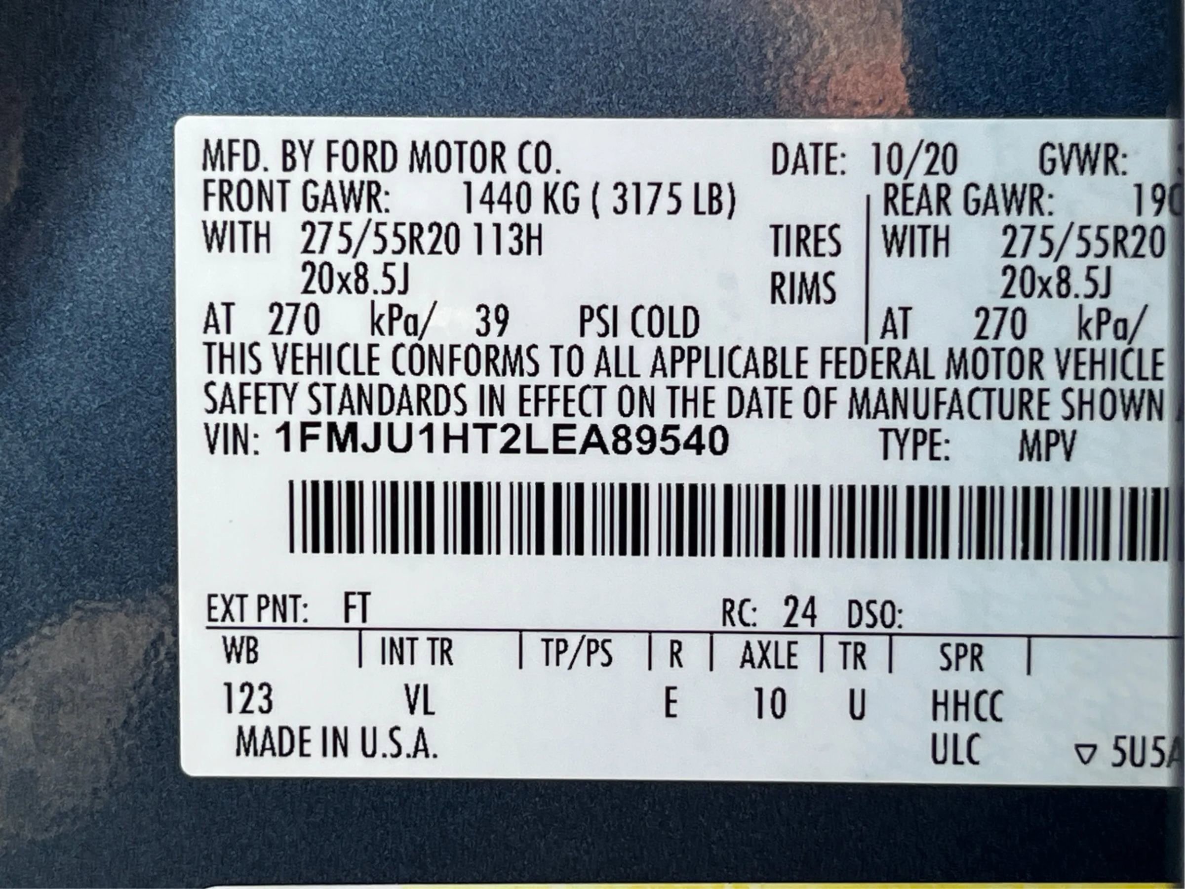 Used 2020 Ford Expedition XLT w/ Equipment Group 202A image 21