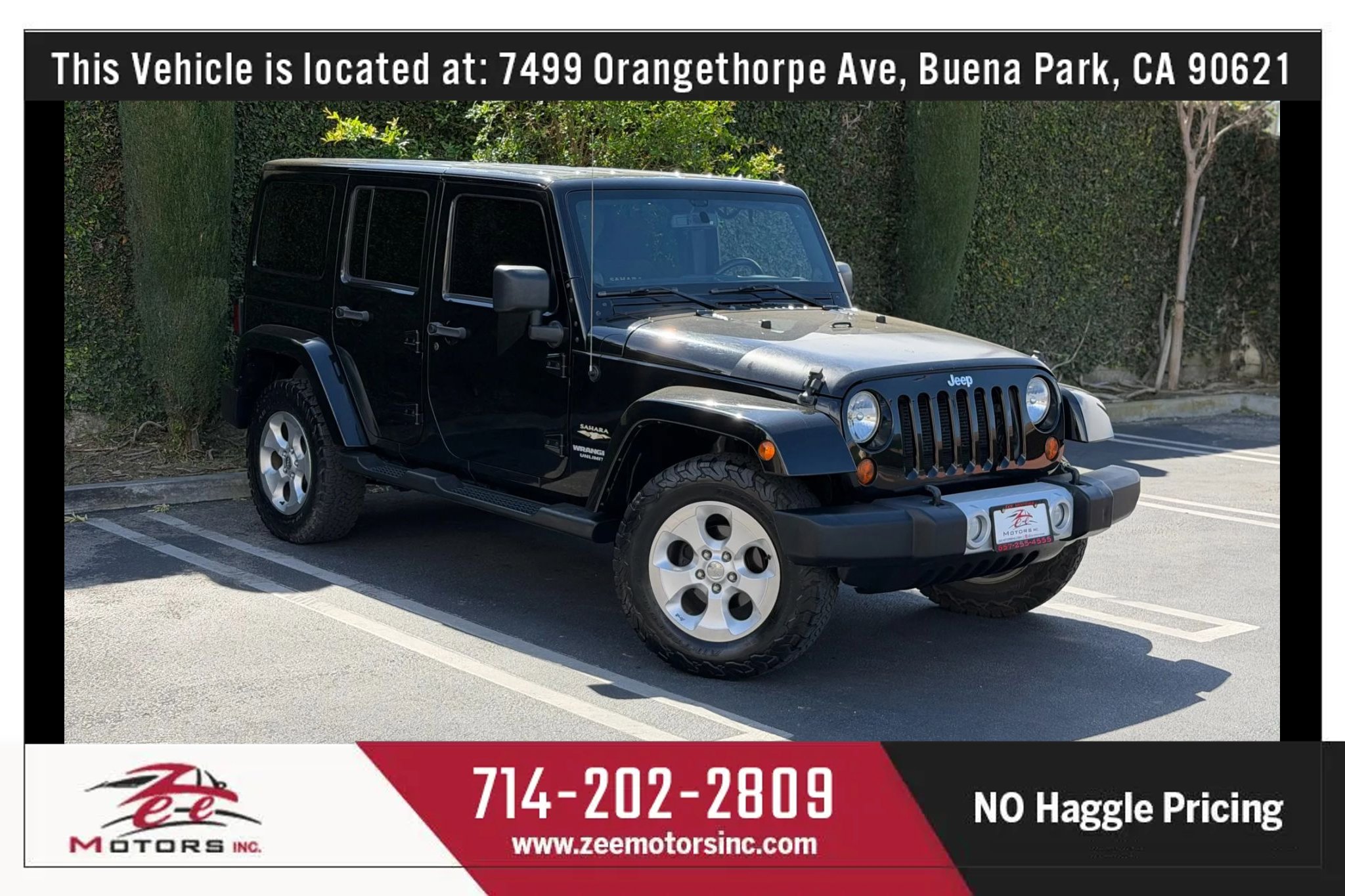 Used 2013 Jeep Wrangler Unlimited Sahara w/ Connectivity Group image 1
