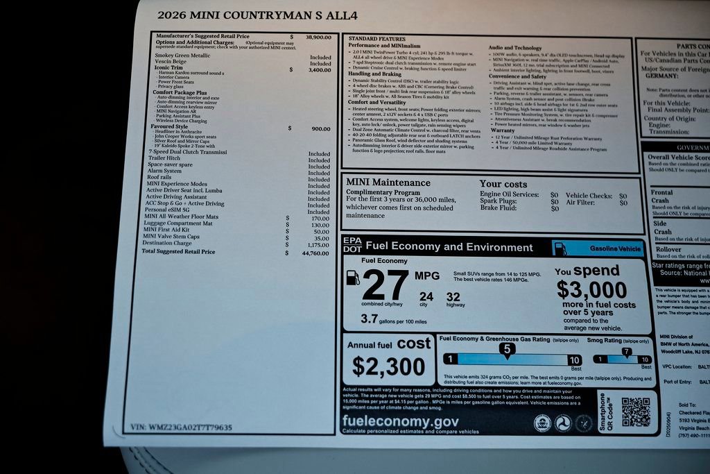 New 2026 MINI Cooper Countryman S image 40