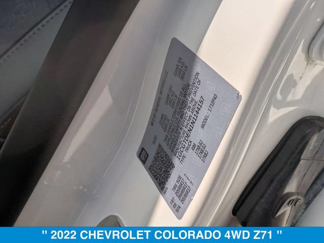 Used 2022 Chevrolet Colorado Z71 w/ Safety Package AWD/4WD image 30