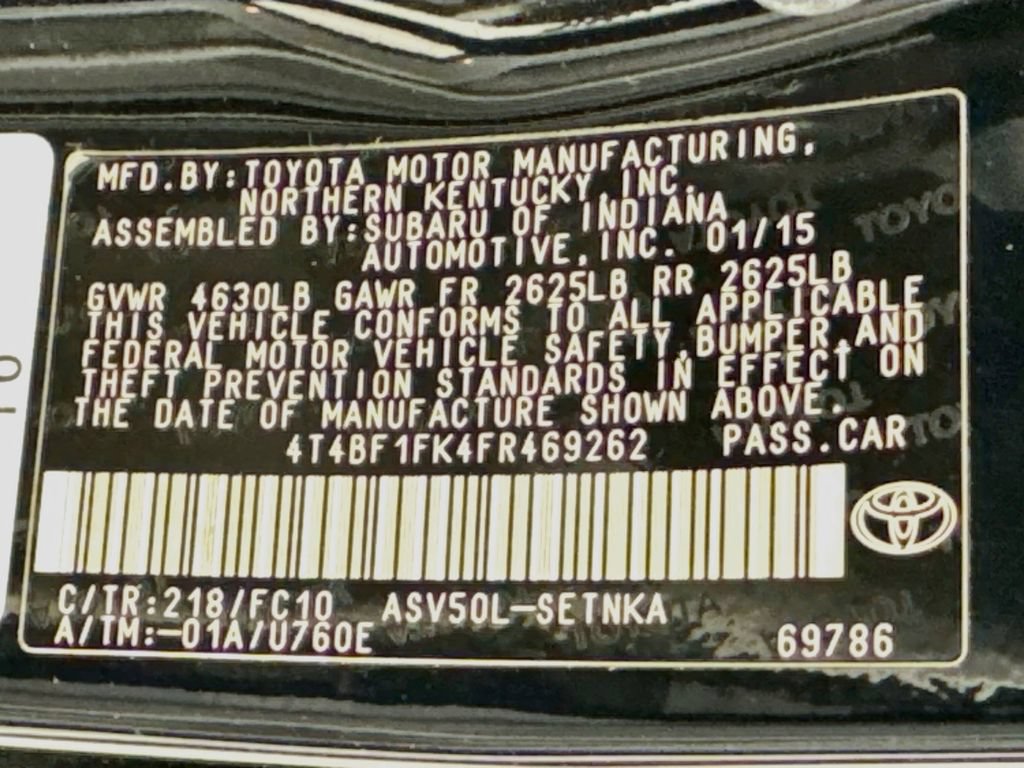 Used 2015 Toyota Camry LE FWD image 30