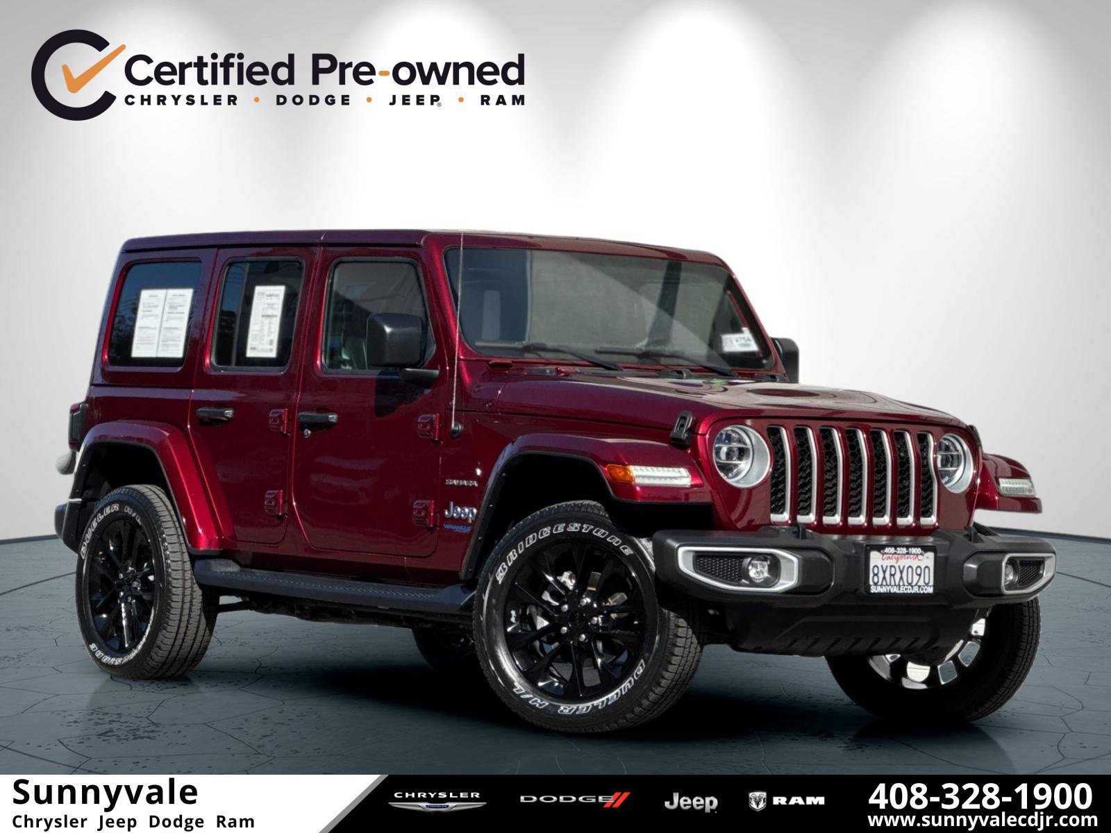 Used 2021 Jeep Wrangler Unlimited Sahara w/ Cold Weather Group AWD/4WD image 1