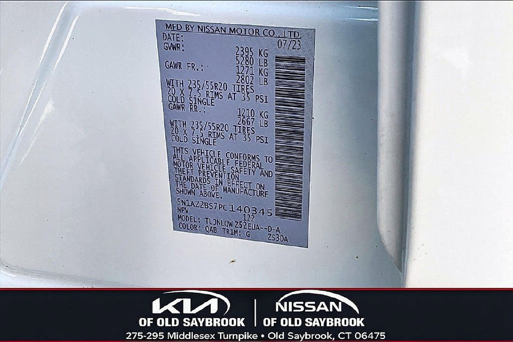 Used 2023 Nissan Murano SV w/ SV Midnight Edition Package AWD/4WD image 19