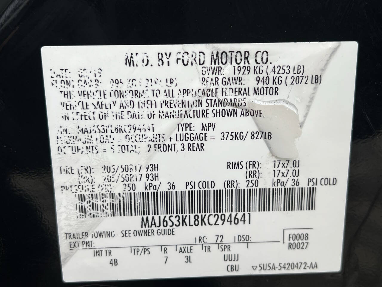 Used 2019 Ford EcoSport Titanium AWD/4WD image 36