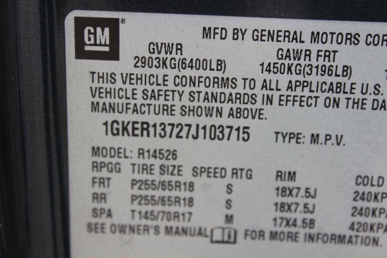 Used 2007 GMC Acadia SLE w/ Convenience Package FWD image 11