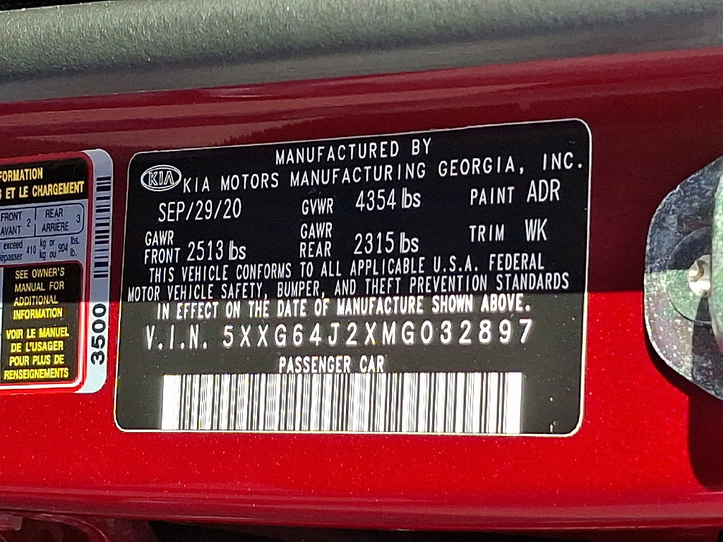 Certified 2021 Kia K5 GT-Line w/ GT-Line FWD Premium Package image 25