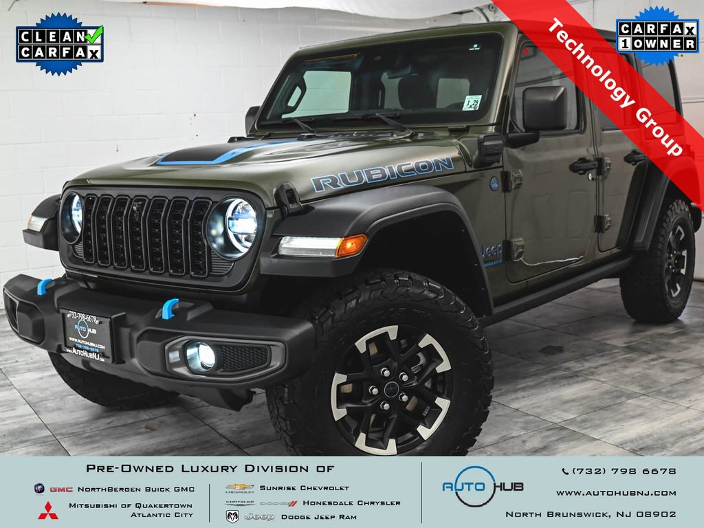 Used 2024 Jeep Wrangler Unlimited Rubicon 4xe w/ Technology Group