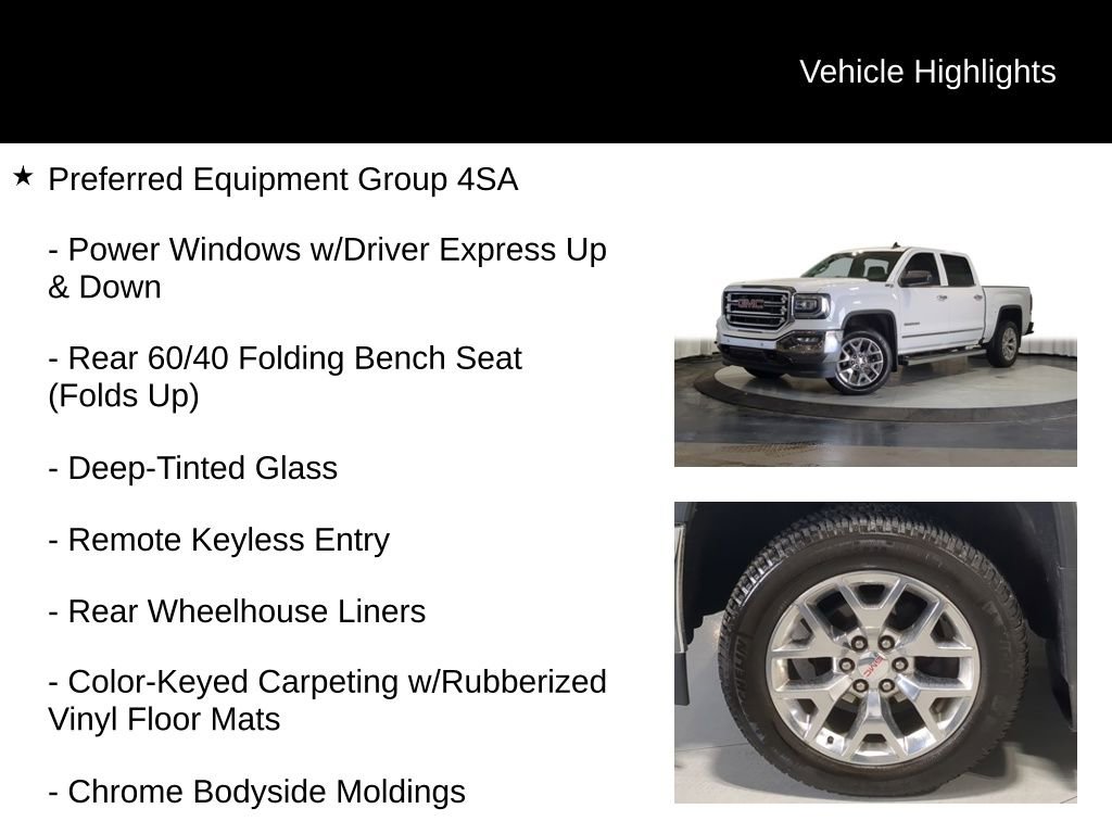 Used 2016 GMC Sierra 1500 SLT w/ SLT Premium Package image 7