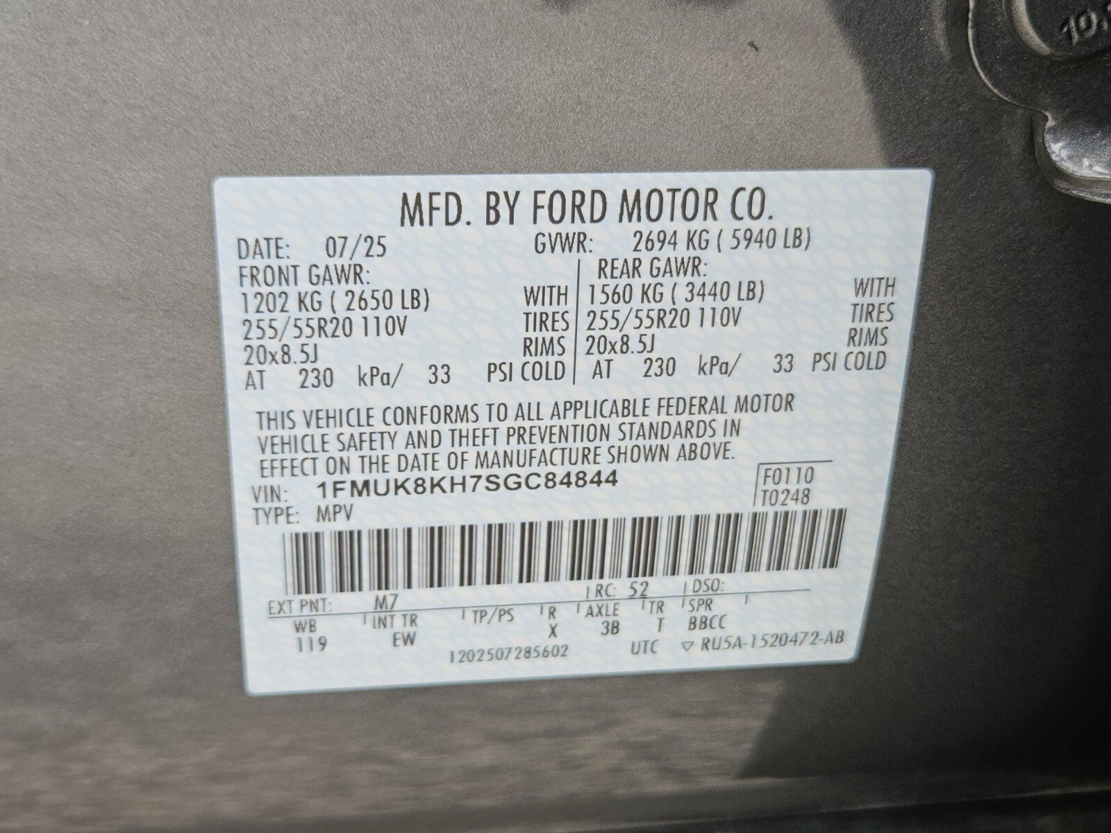 Certified 2025 Ford Explorer ST-Line image 34