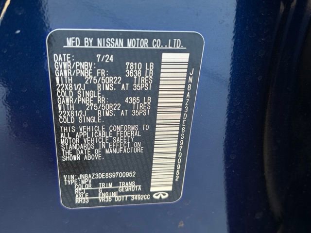 Used 2025 INFINITI QX80 Sensory AWD/4WD image 37