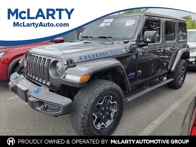 Used 2022 Jeep Wrangler Unlimited Rubicon 4xe w/ Cold Weather Group image 1