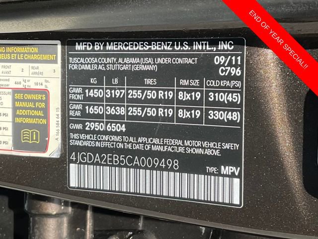 Used 2012 Mercedes-Benz ML 350 BlueTEC 4MATIC image 19