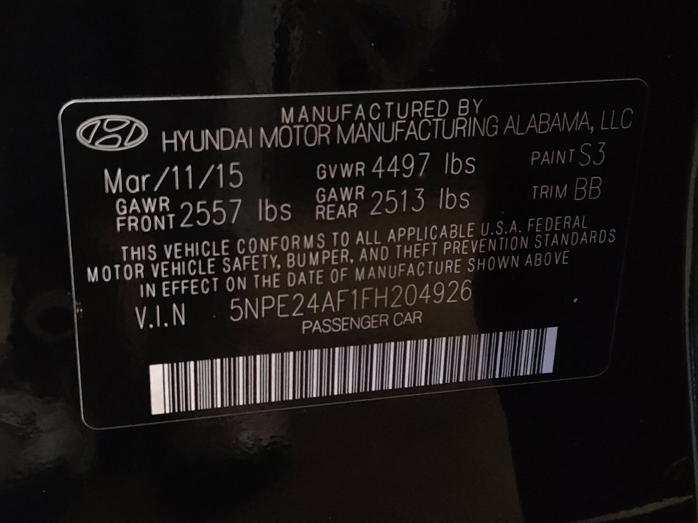 Used 2015 Hyundai Sonata SE w/ Option Group 09 FWD image 33