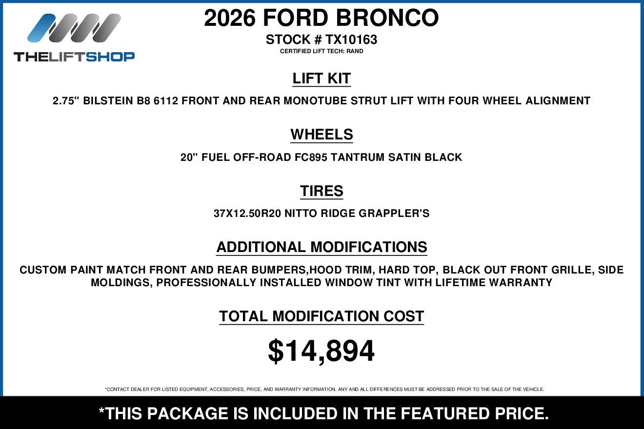 Used 2026 Ford Bronco Outer Banks AWD/4WD image 2