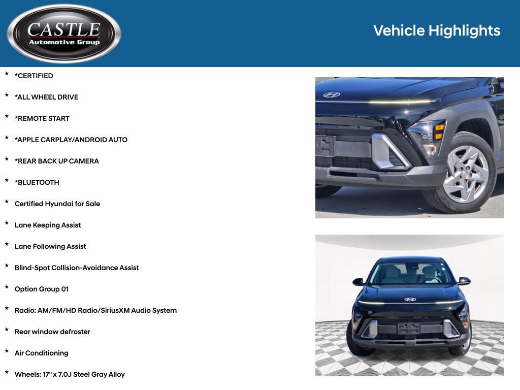 Certified 2025 Hyundai Kona SE AWD/4WD image 3